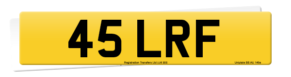 Registration number 45 LRF